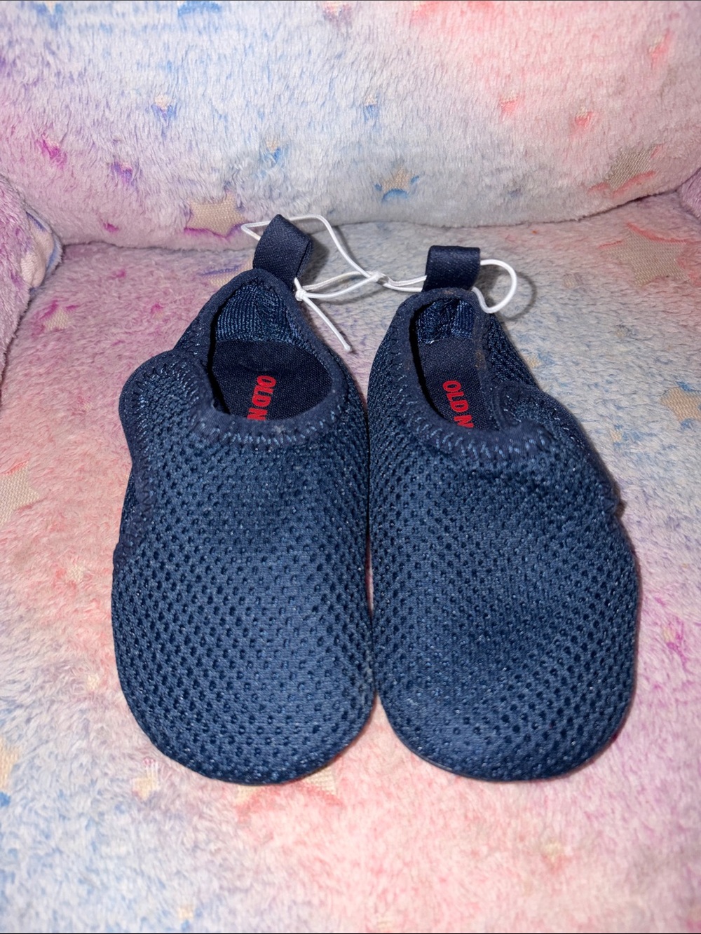 Old Navy Navy Blue Mesh Slip-On Baby Shoes